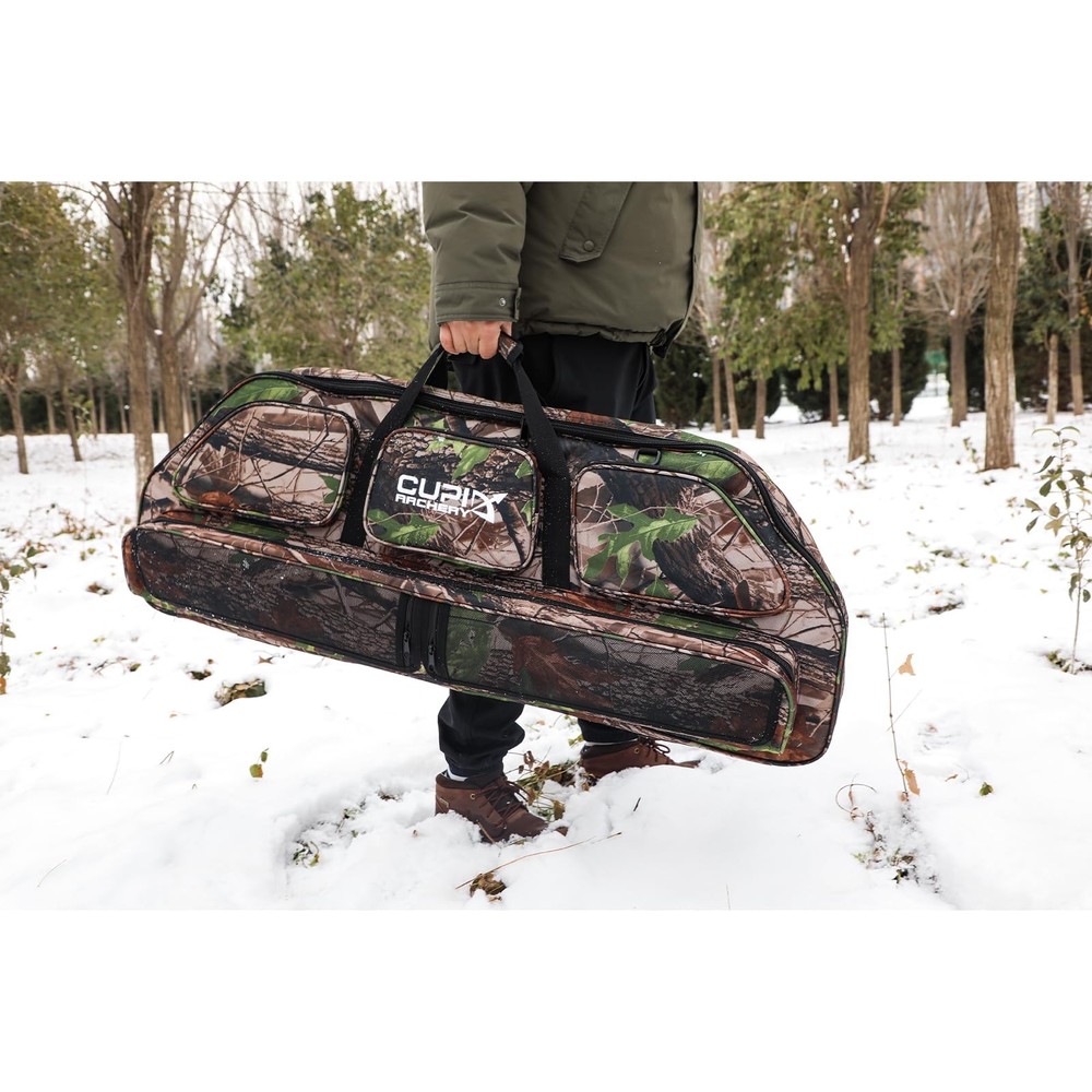 Compound Bow Case - Archery Soft Bow Bag with Arrow Pocket and Backpack Strap...