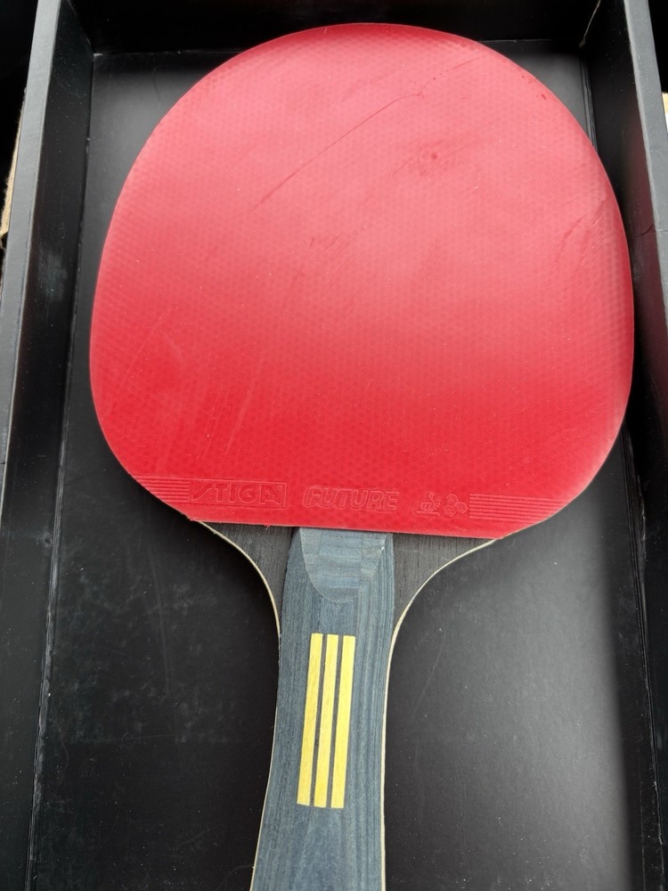 Professional Alpha Ping Pong Paddle with Flared Handle – Optimal Control & Spin