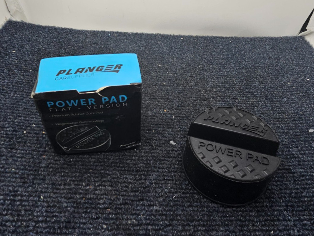 PLANGER Power PAD Flat Version Premium Rubber Jack Pad for Trolley Jack Vehicle