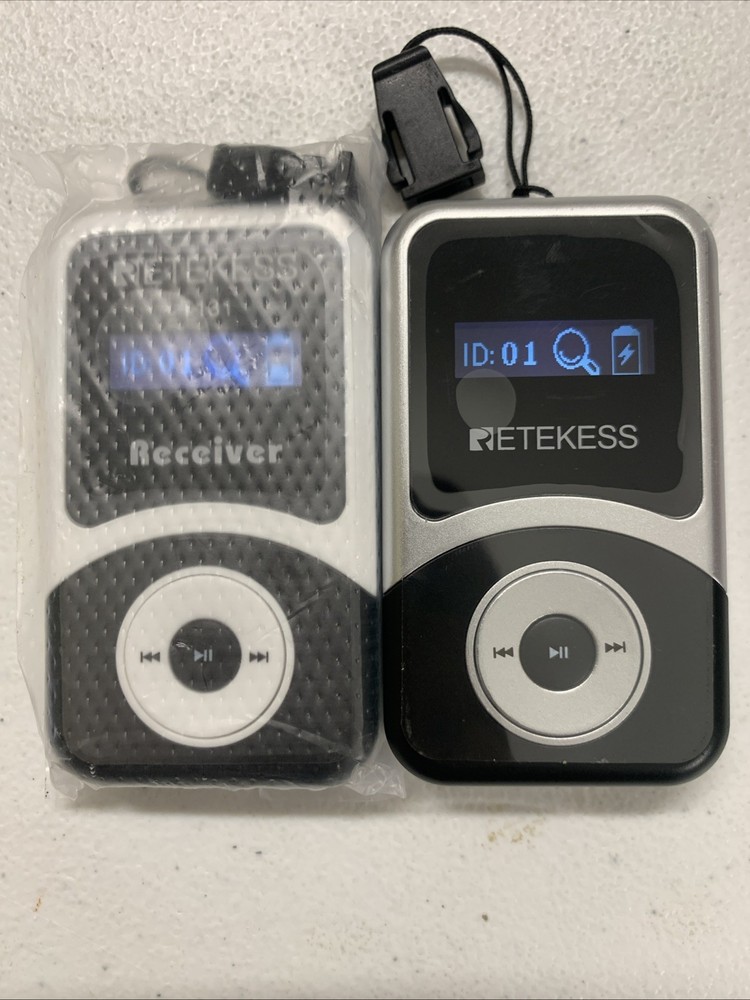 2 Retekess T131 Receiver- No Box - New - As Is In Photos