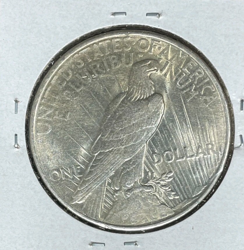 1926-D PEACE SILVER DOLLAR ~ SL/UNC ~NICE COIN~
