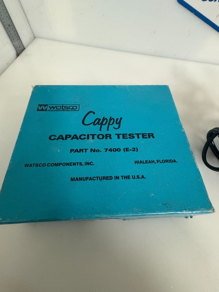 WATSCO CAPPY CAPACITOR TESTER 7400 (E-2)