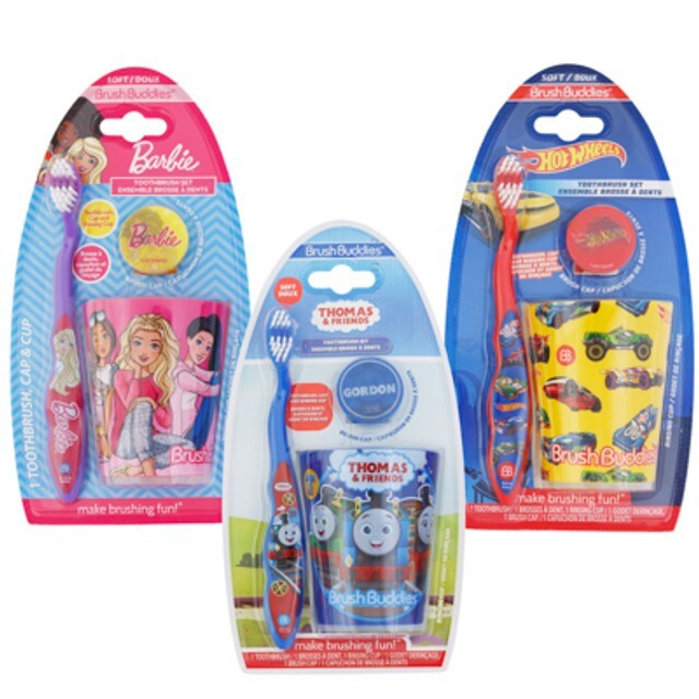 THOMAS THE TRAIN & Friends Toothbrush (Soft), Cap & Cup Set - 3 piece