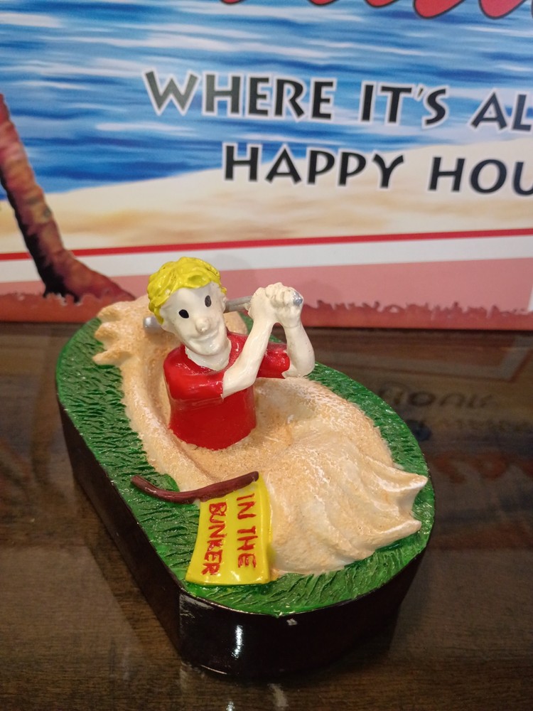 In The Bunrer Golf Figure Pre-owned