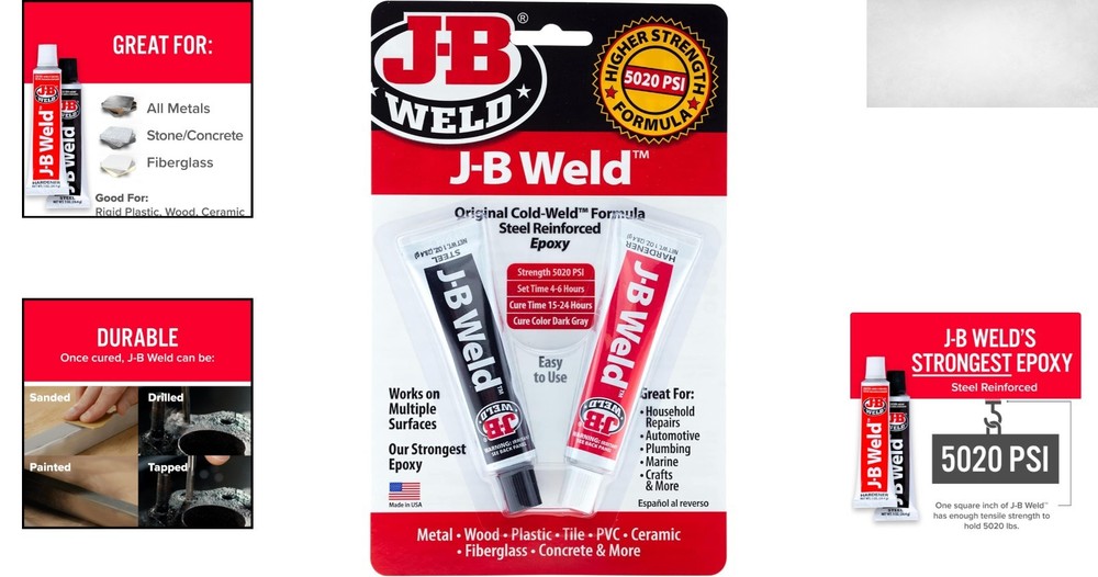Versatile 2oz Cold-Weld Epoxy – Ultimate High-Strength Adhesive for All Surfaces
