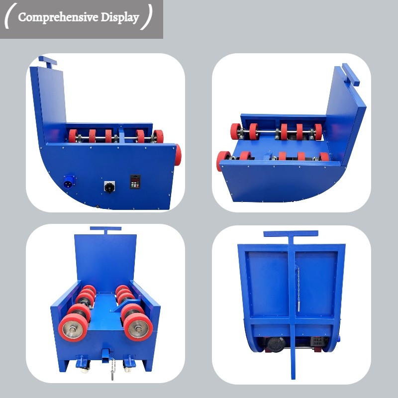 Iron Drum Rotator Mixer 485LBS Load Industrial Drum Roller Variable Speed 110V