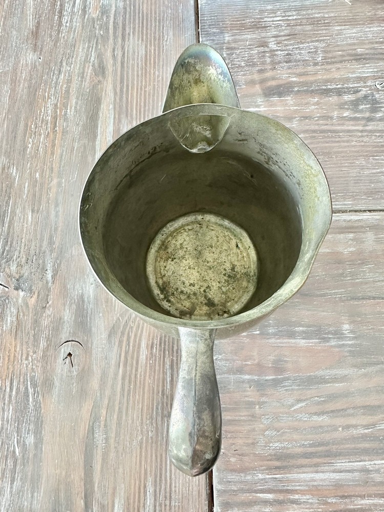 Vintage Silver Plate Water Pitcher, one dent