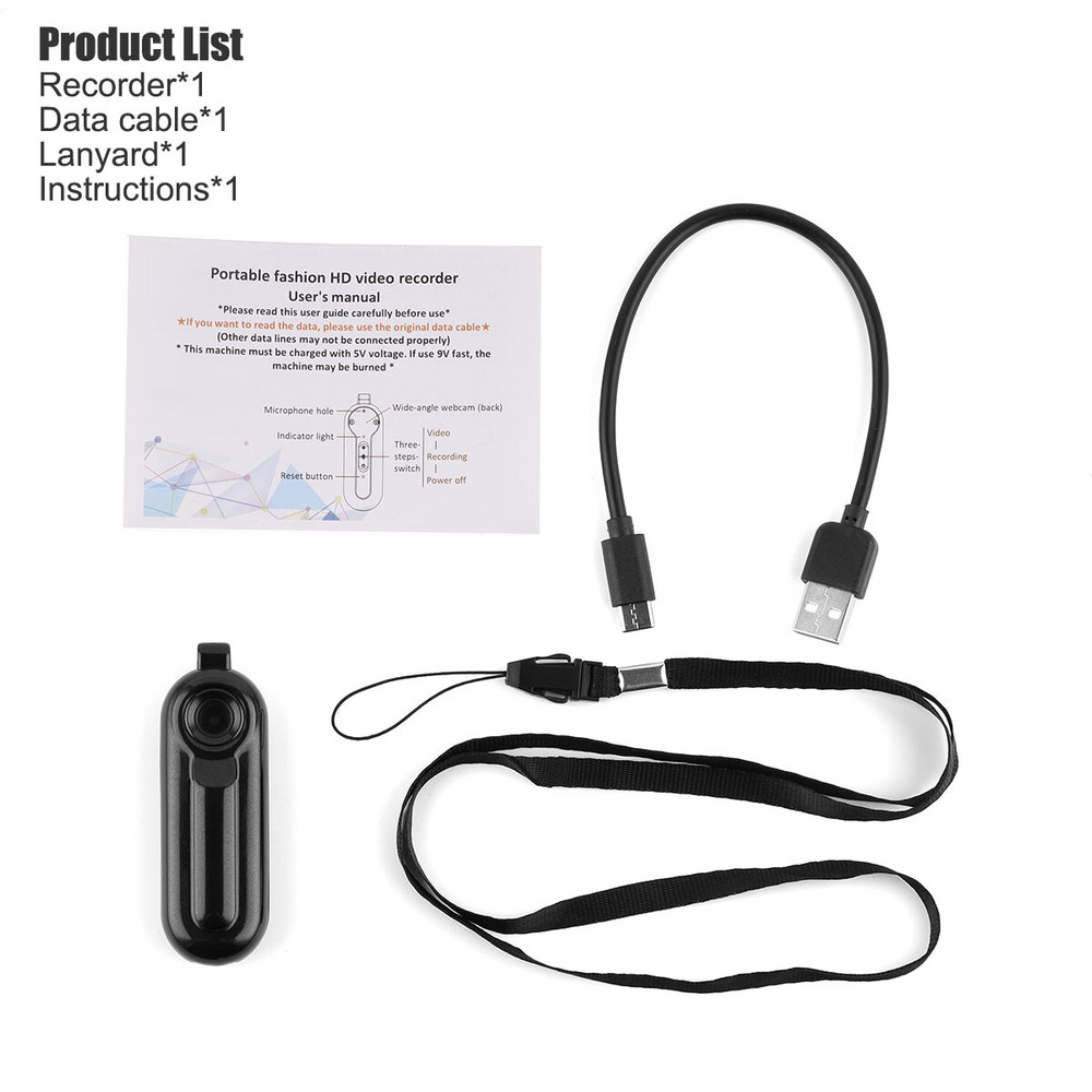 Mini Camera Security Night Vision HD 1080P Motion Detection Cam Video Recorder@
