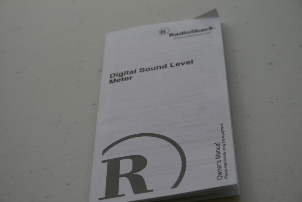 RadioShack Digital Sound Level Meter Model 33-2055