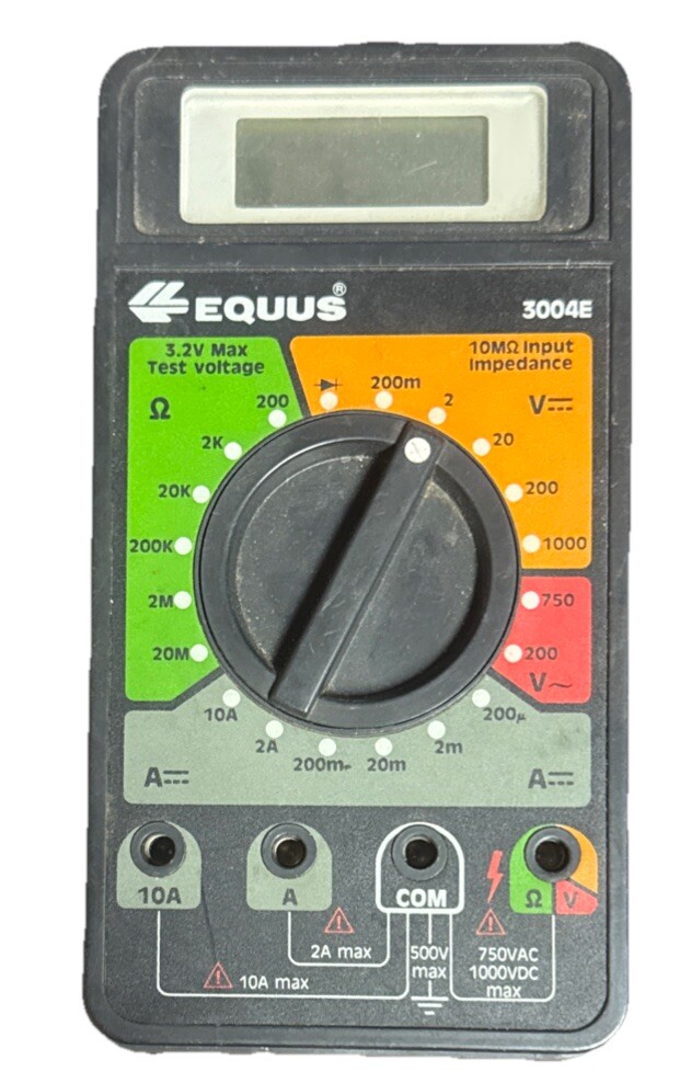 Equus Digital Multimeter 3004E No Probes