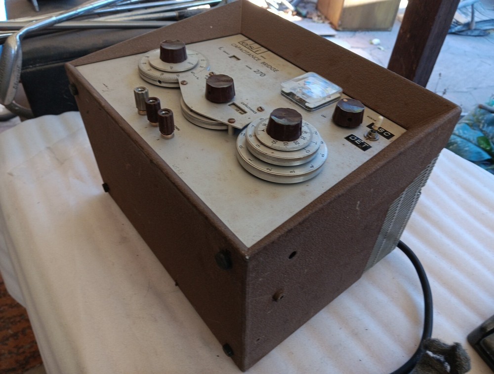 ESI Capacitance Bridge Model 270 Serial# 25323 Ex USAF-UNTESTED