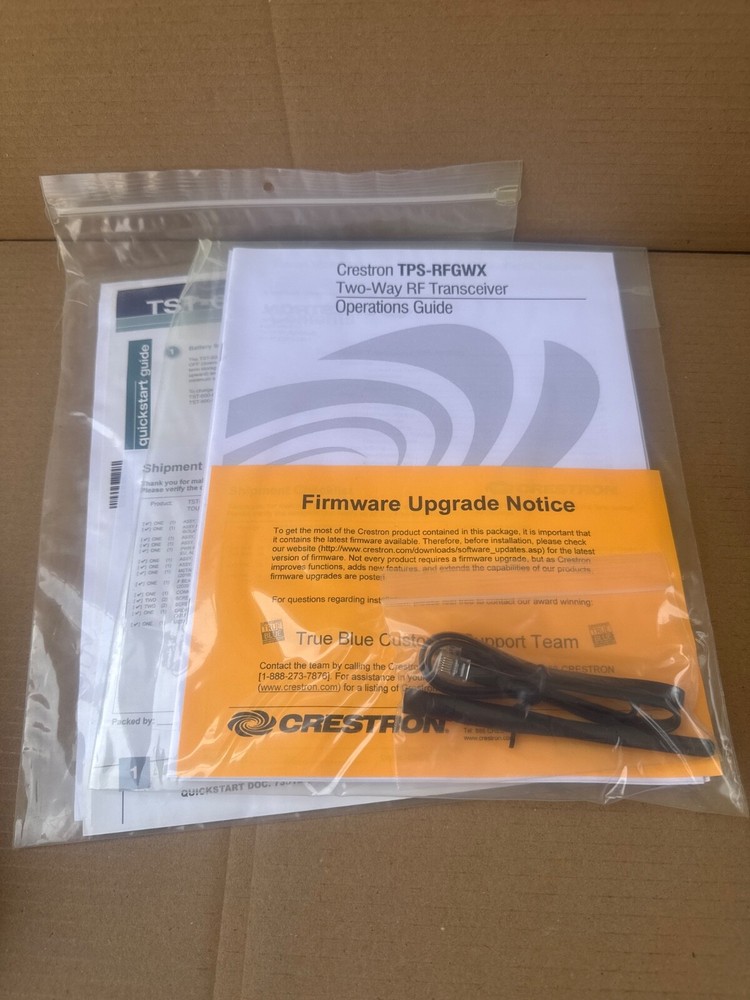 CRESTRON TPS-RFGWX 2-Way RF Transceiver