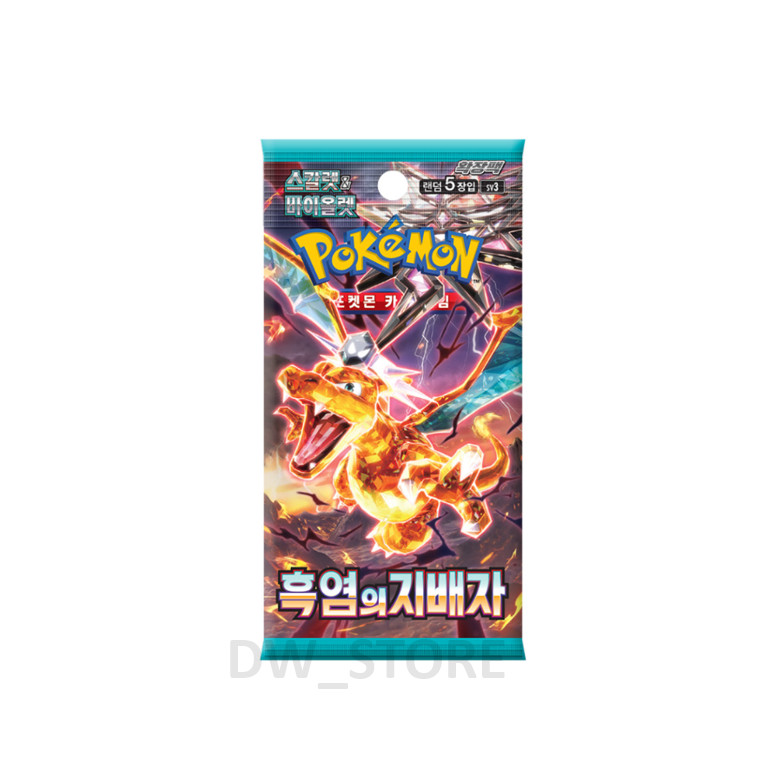 [5 Box] Pokemon Card Scarlet&Violet Ruler of the Black Flame Booster Box korean