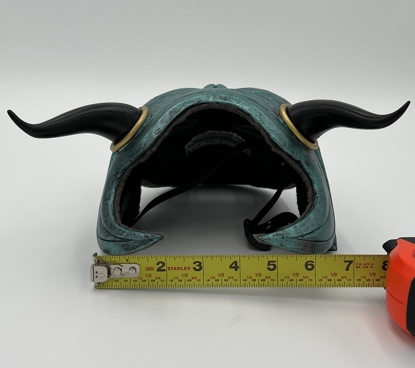 Demon Devil Oni Costume Mask Green Black Gold Samurai Assassin Style Cosplay