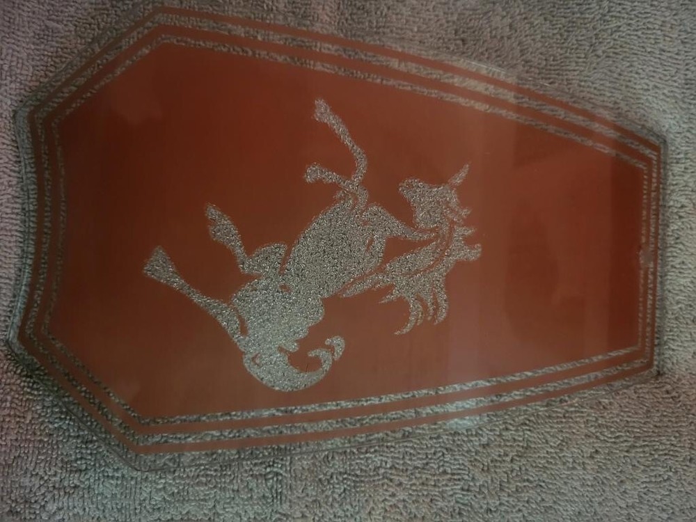 Ok Lighting Touch Lamp Replacement Glass Panel Pink Unicorn