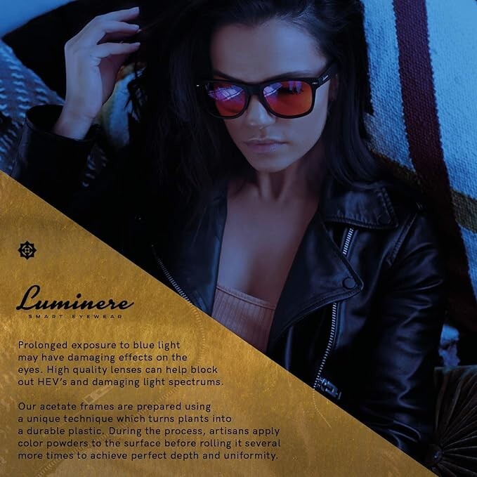 Luminere Blue Light Blocking Glasses Premium Blue Blocker Blueblockers