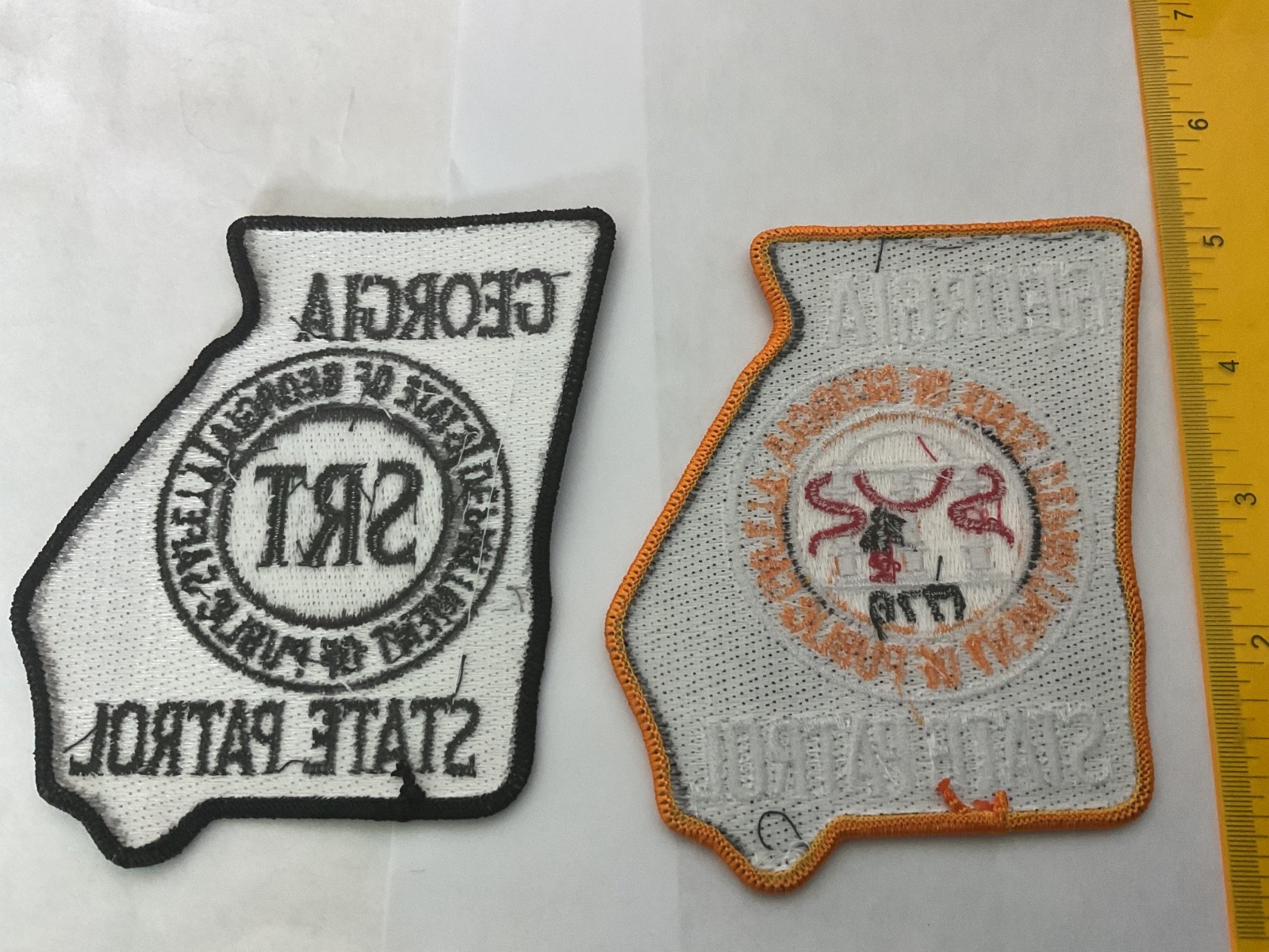 Georgia State Patrol collectable patch Set SRT and Regular Style 2 Patches New