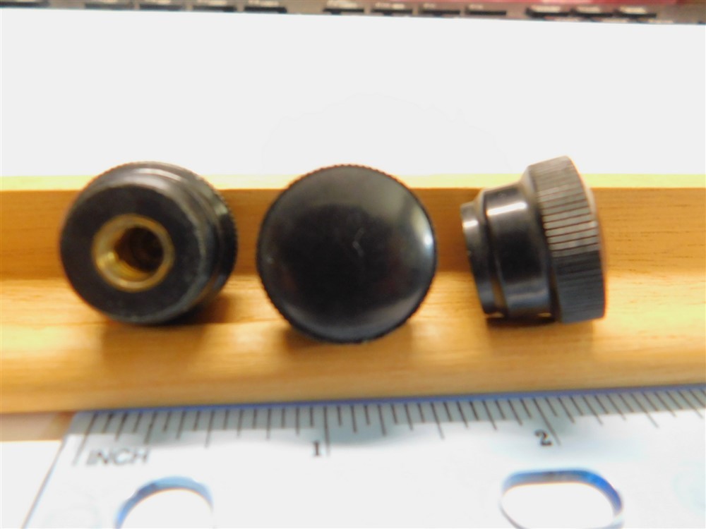 10 Antique Bakelite Terminal Post / Radio Knobs 1/4-20