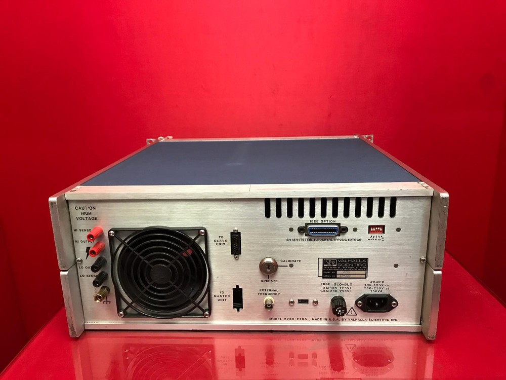 VALHALLA SCIENTIFIC 2703 Programmable AC Voltage Stand S/N 27323