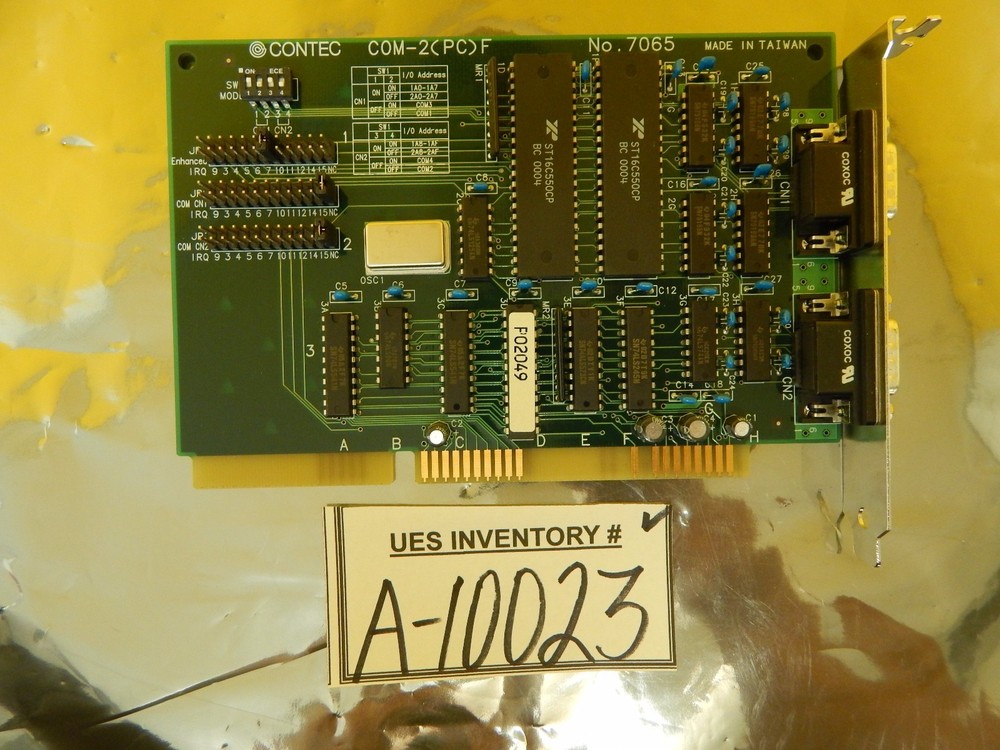 Contec COM-2(PC)F Communication Board PCB Card 7065 Used Working