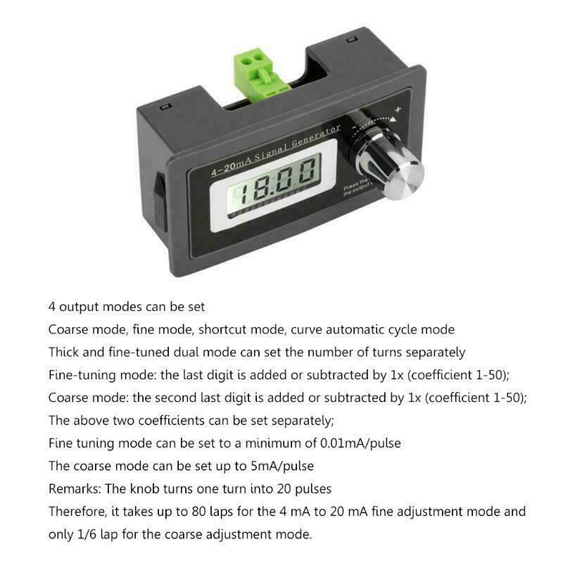 2-wire 4-20mA Current Loop Signal Generator Panel-mounted Current Transducer