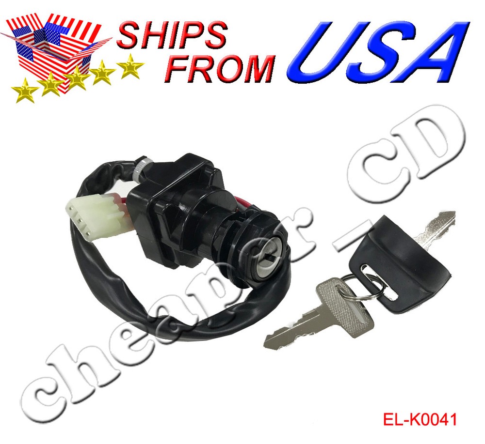 Ignition Key Switch for Suzuki Quadmaster 500 LTA500F 4x4 2000-2001