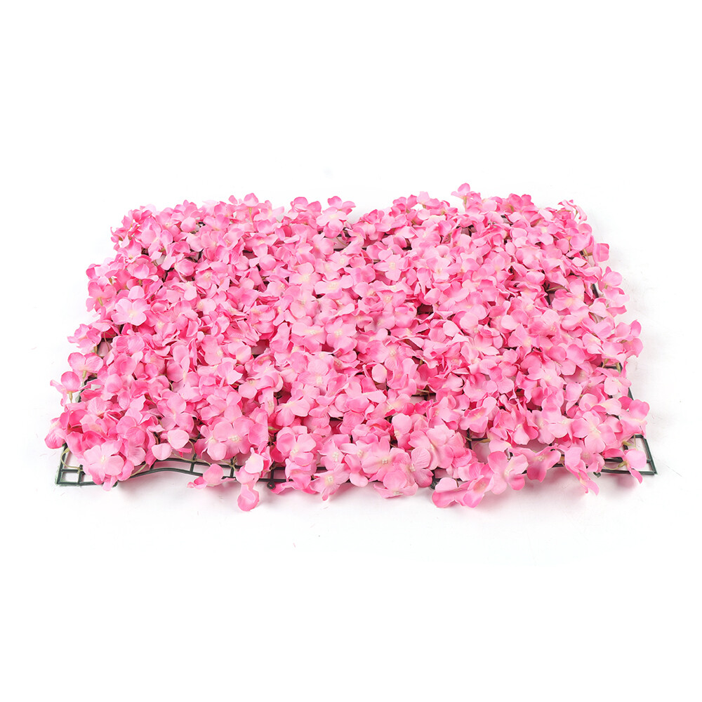 10pcs Artificial Flower Wall Panel Silk Fabric Floral Backdrop Decor Wedding