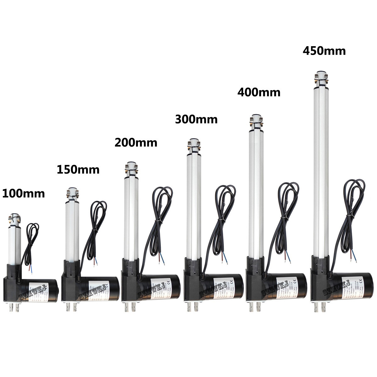 4"-18" 6000N Electric Linear Actuator 1320lbs Max Lift Heavy Duty 12V DC Motor