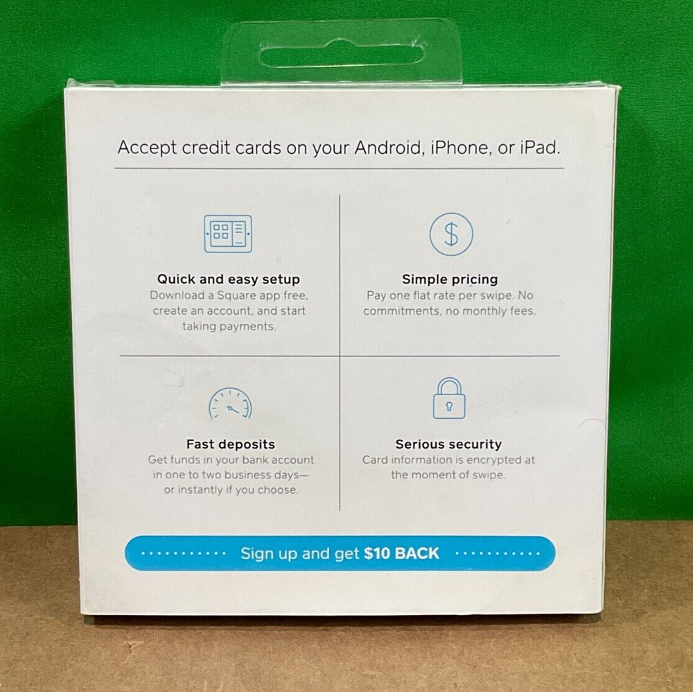 Square Lightning Credit Card Reader A-SKU-0047 ✅❤️️✅❤️ New Open Box