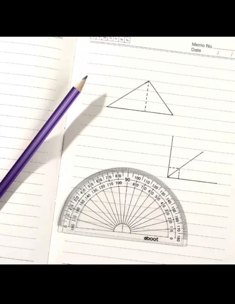 4 Inch Clear 180 Degree Protractor 10 Pack