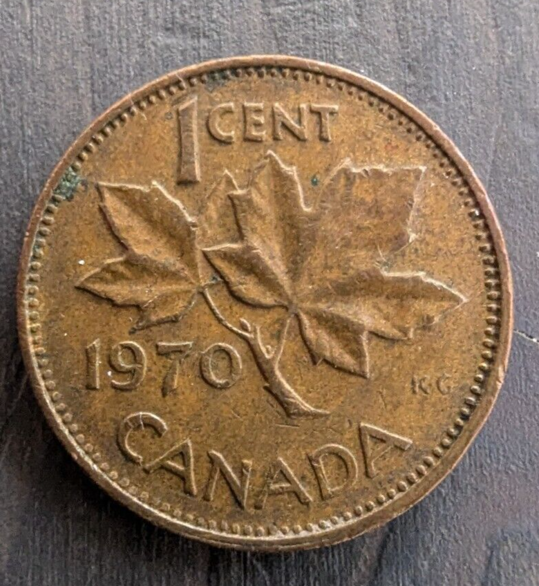 1970 Canada - 1 Cent - Queen Elizabeth II