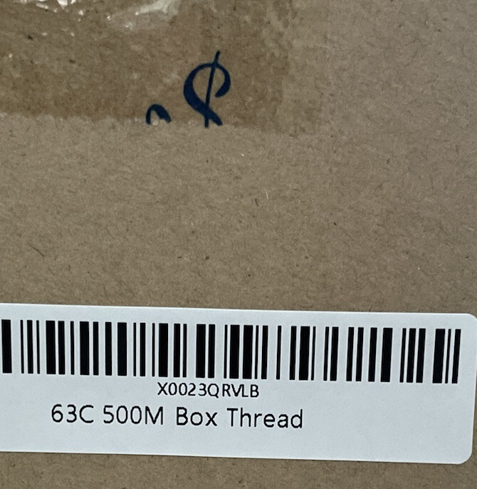 63C 500M Box Thread Embroidery Thread Set