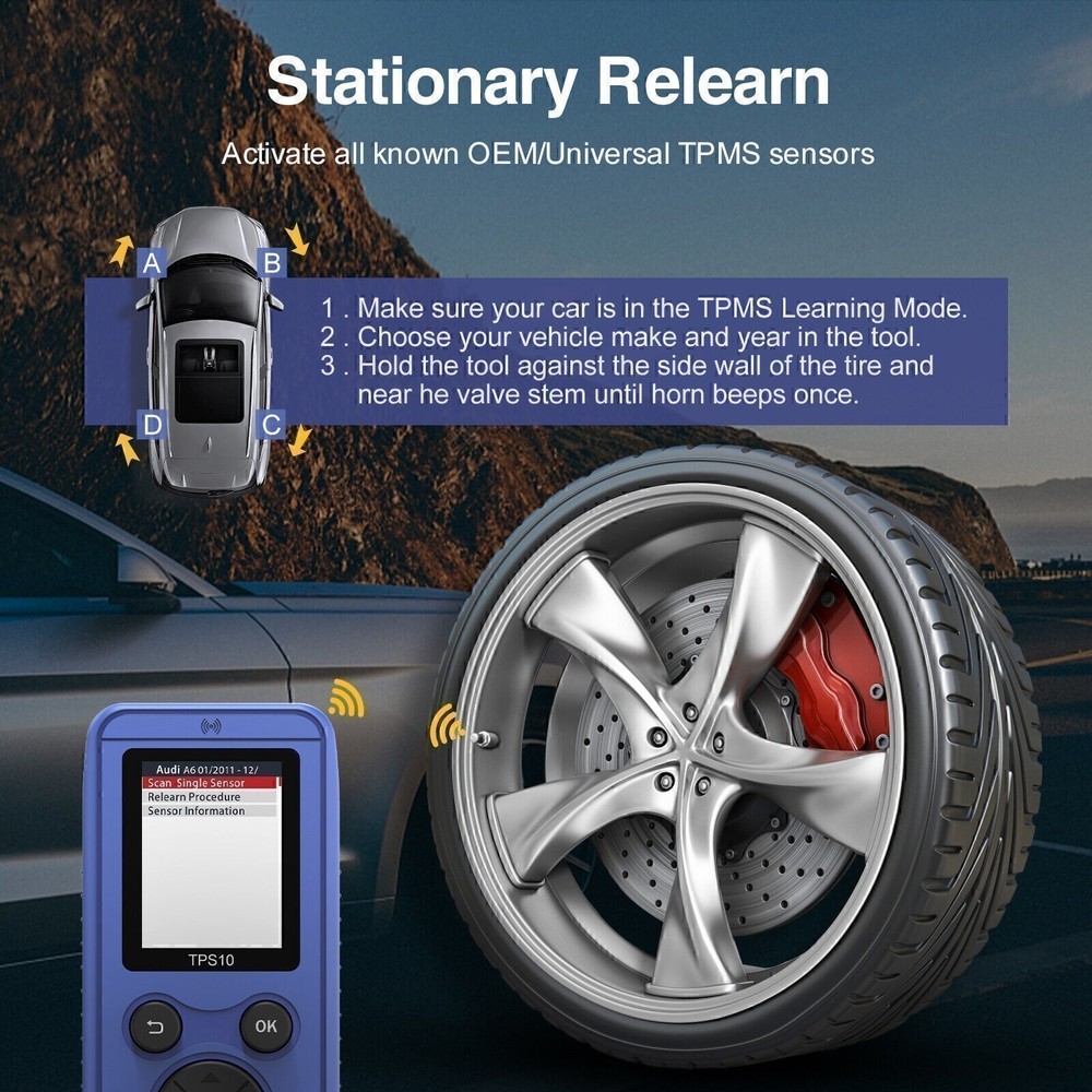 Training Reset Tool For Dodge TPMS Sensor Programming Tire Pressure Mointor #20