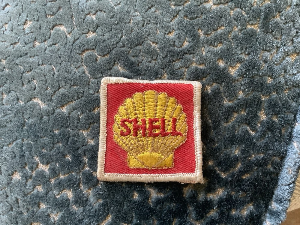 Vintage Shell Gas Oil Uniform Jacket Hat Patch