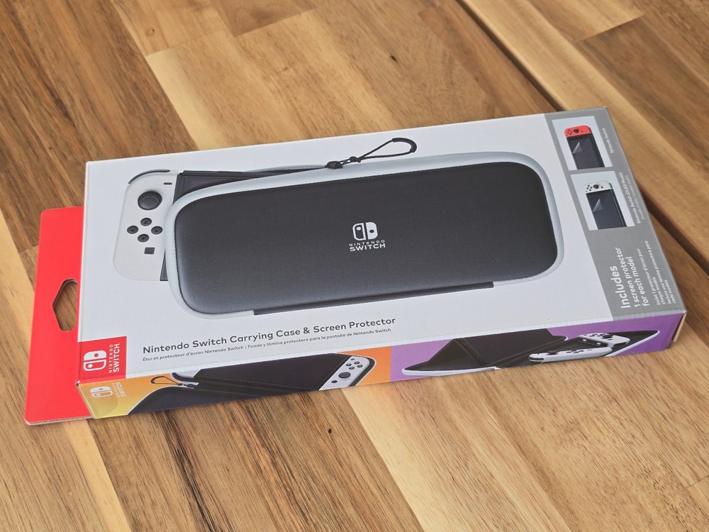 Nintendo Switch HEGAP3SAA Carrying Case & Screen Protector - Free Shipping