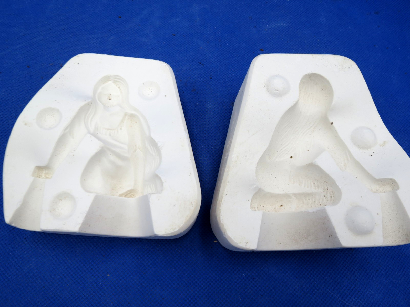 Hershey Vintage Woman on Knees Small Slip Mold  H 396 A Part of Set?