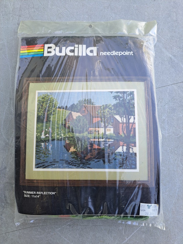 Bucilla needlepoint Summer Reflection #4518 sealed unopened