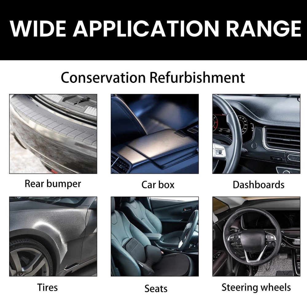 Plastic Restorer & Cleaner for Car Interior - Dashboard & Seats Decontamination