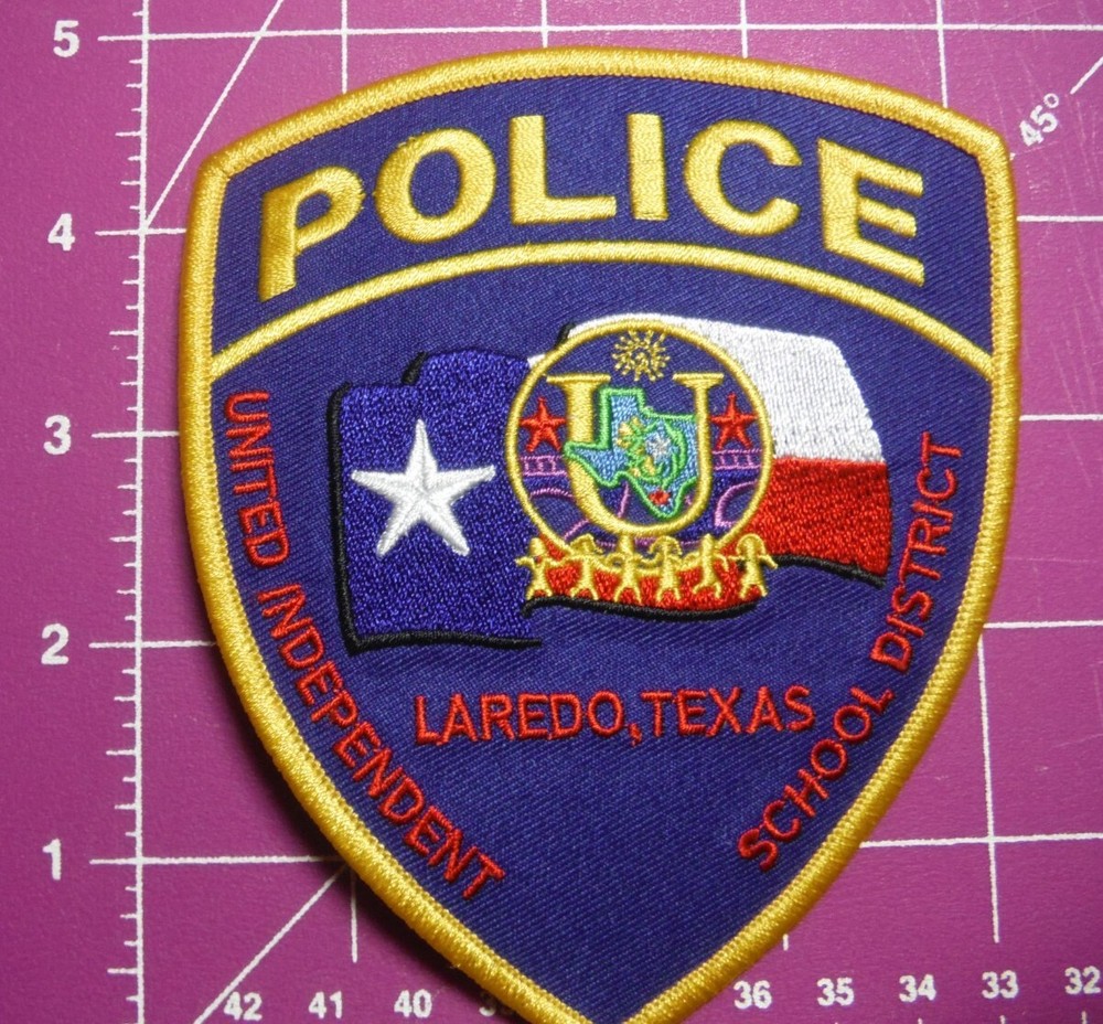 Laredo Texas UISD Police shoulder patch-new
