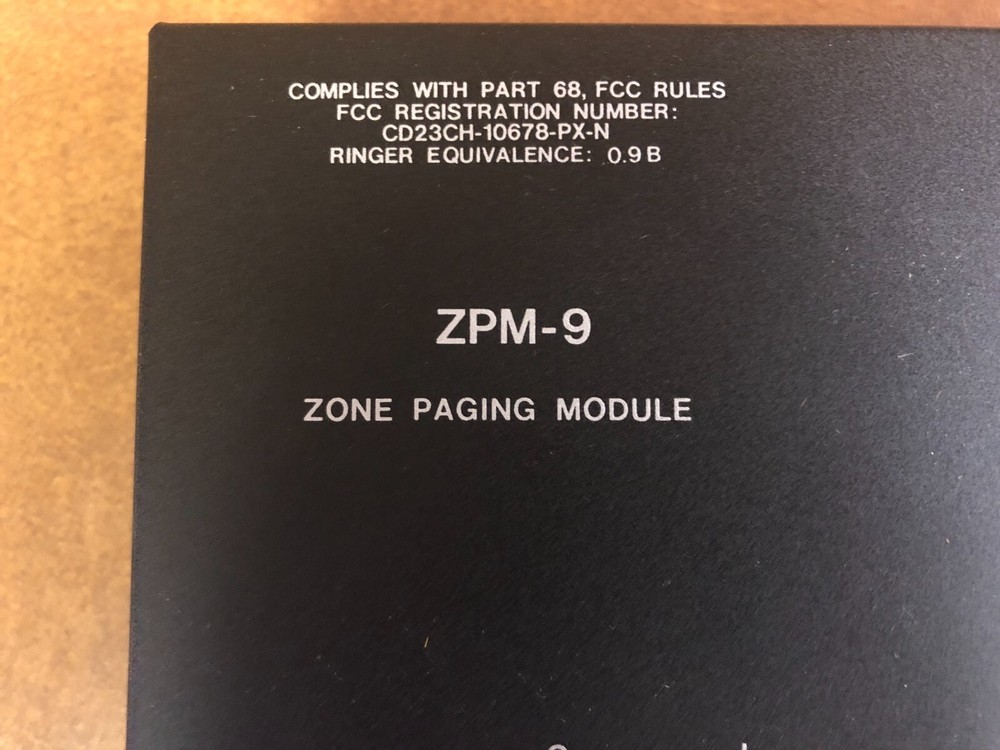 Bogen ZPM-9 Zone Paging Module