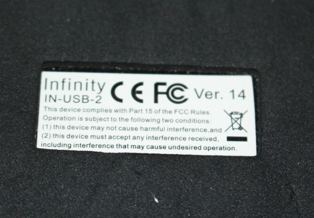 Infinity IN-USB-2 Computer Transcription Foot Pedal