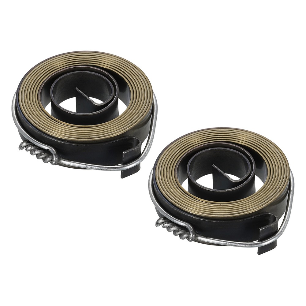 2Pcs Drill Press Return Spring 40 x 10 x 0.8 mm Quill Spring Feed Return Coil
