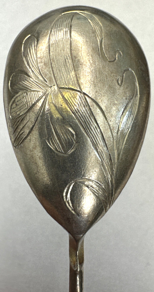 3 Antique Russian 0.84 Silver Spoons