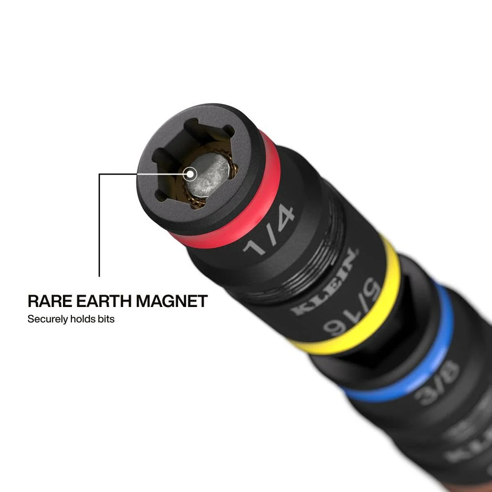 Klein Tools 14-In-1 Impact Rated Flip Socket