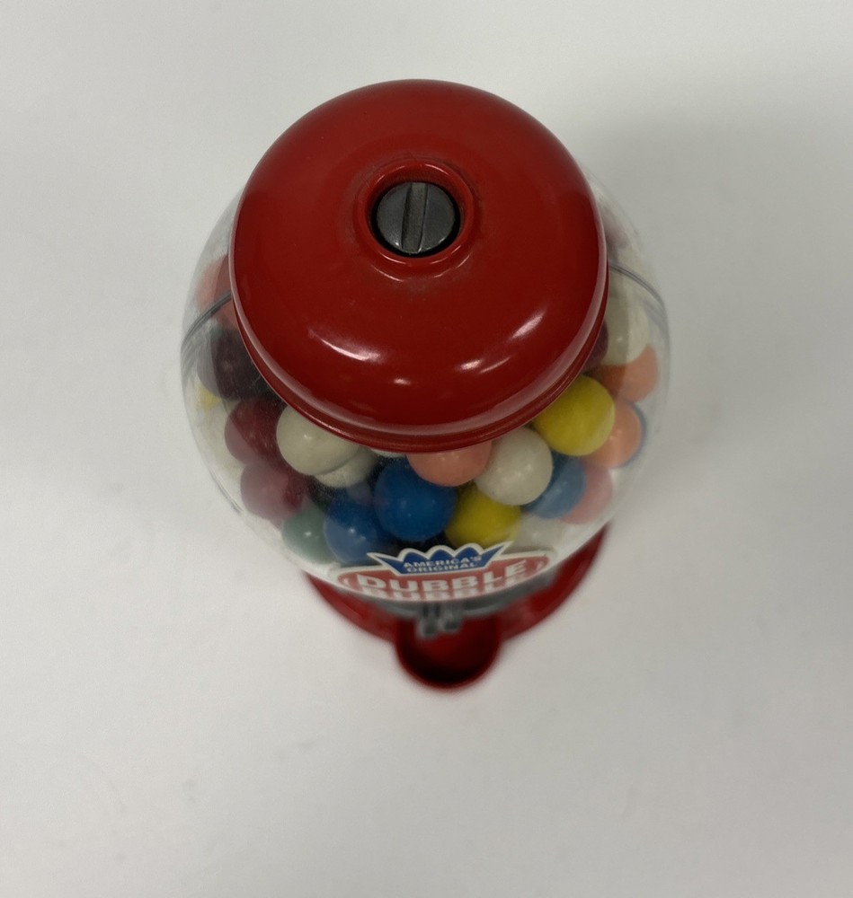 Dubble Bubble Plastic 9" Bubble Gum Machine (works)
