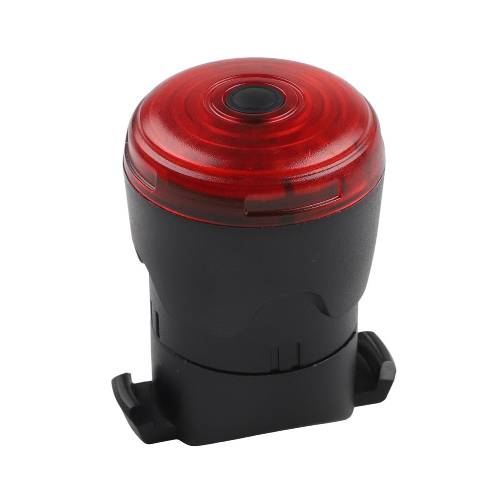 LED Tail Light with Domed Lens for Increased Side Visibility While Riding