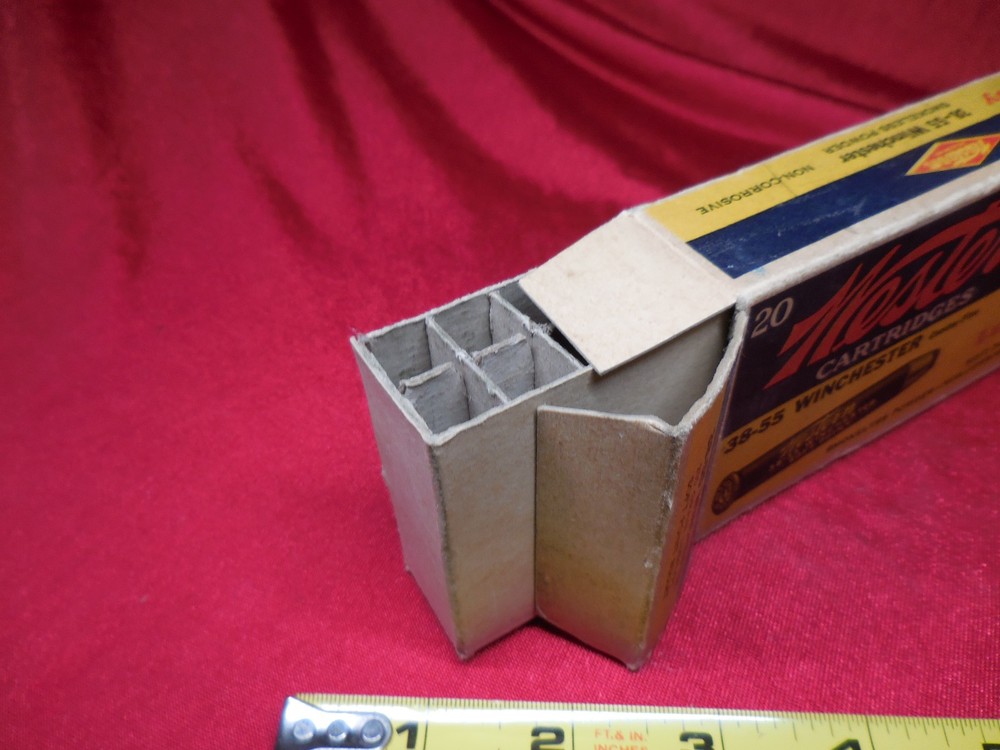 Vintage Western 38-55 Winchester Ammo Box (EMPTY) Nice