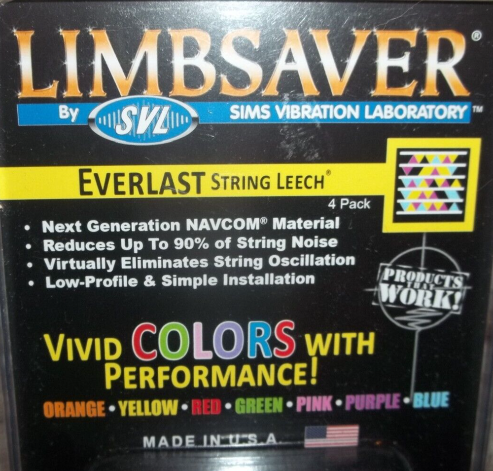 Limbsaver SIMS Vibration Labroratory Everlast String Leech ~ BLUE ~ FREE SHIP