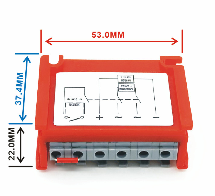 Typ TDR2-195-3 Full Wave brake Rectifier module AC270V Uout=Uin*0.9 3A