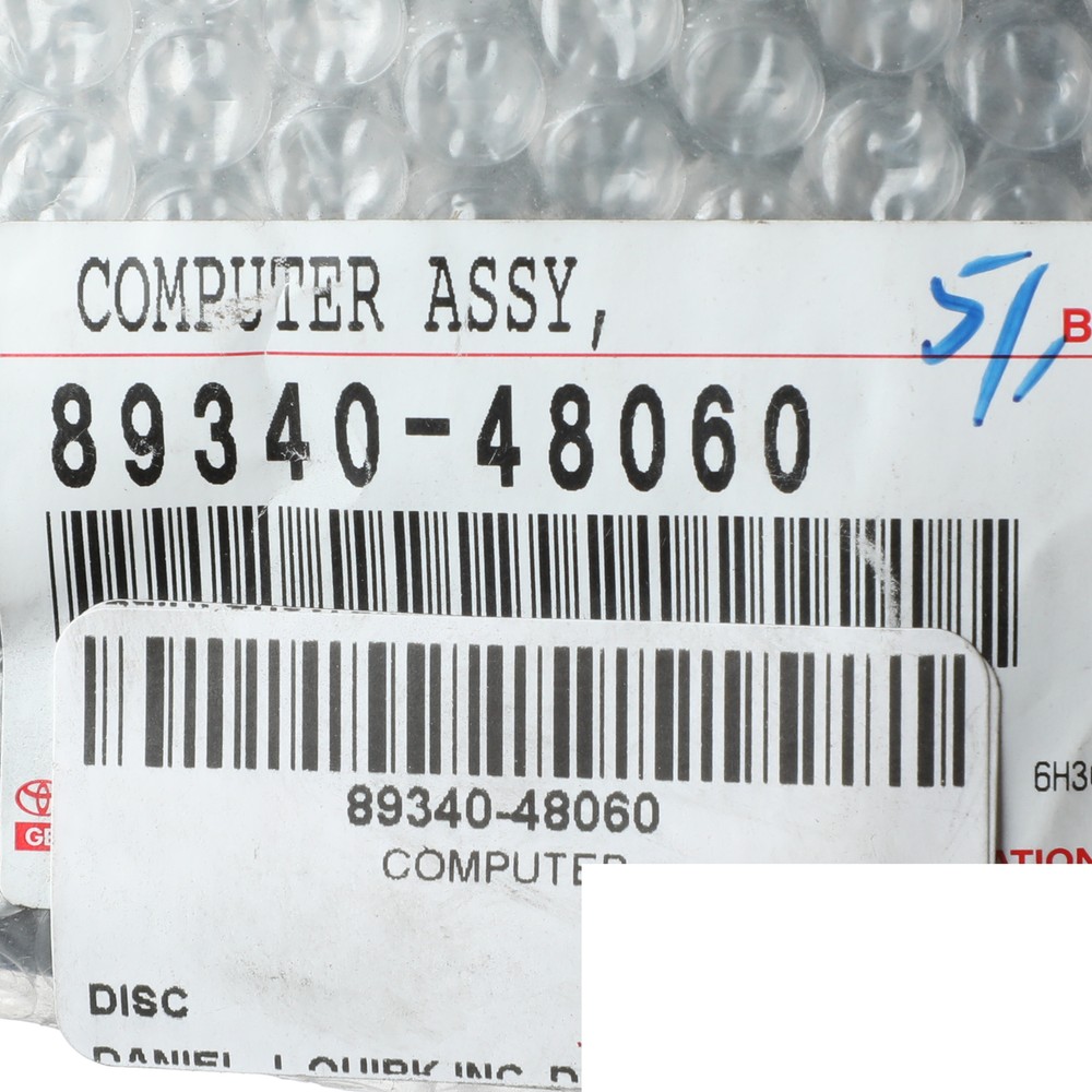 Genuine Lexus Control Module 89340-48060